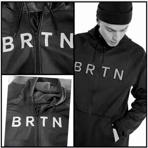 Burton Gray and Black Hoodie